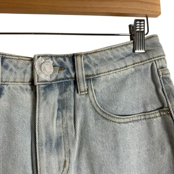 WeWoreWhat Denim High Rise Cut Off Blue Jean Shorts Size 25